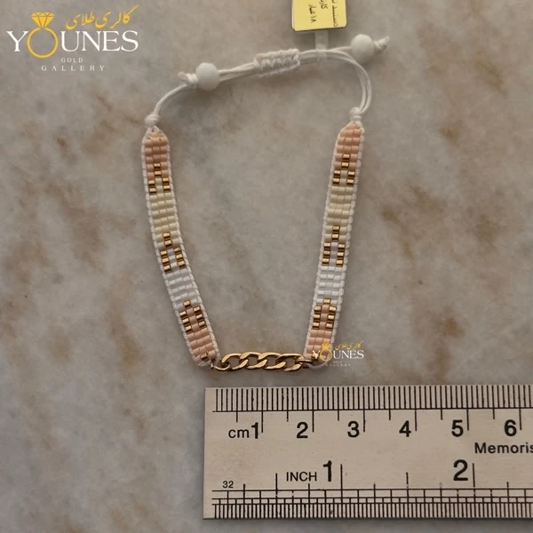 دستبند میوکی صورتی طلایی کارتیر طلا